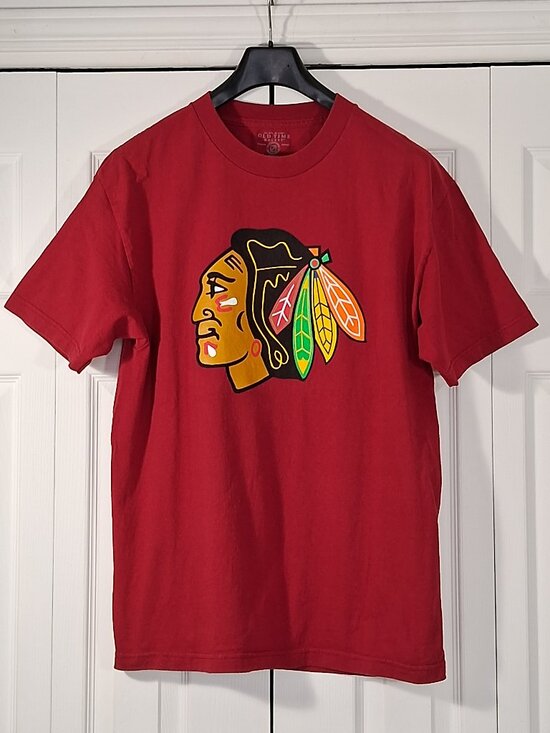 Old Time Hockey Other - Chicago Blackhawks NHL T-Shirt - Old Time